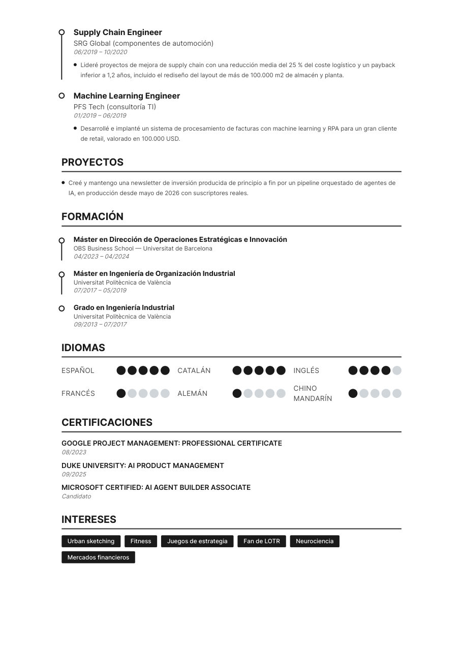 CV, página 2